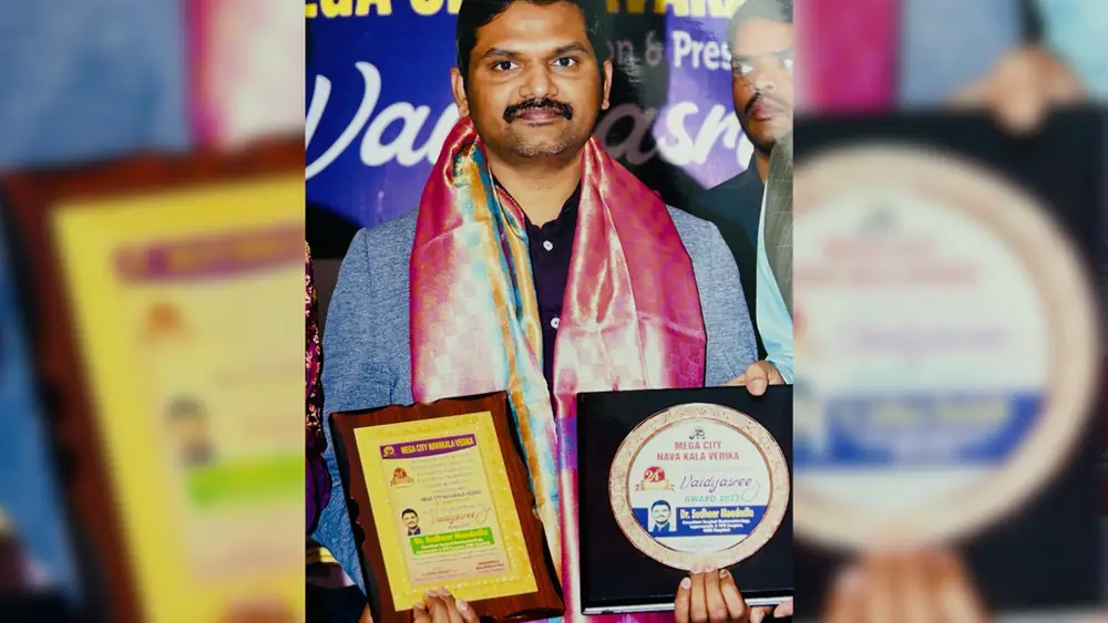 Dr Sudheer Moodadla at ASICON, the Association of Surgeons of India Telangana State conference